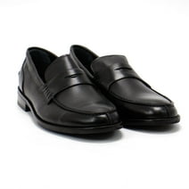 Hakki Men's Primo Leather Penny Loafer, Black,9 M US