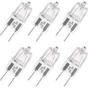 Hakled 1.57 190 Lumens Dimmable T4 JCD G8 Halogen Light Bulb, 2700K (Pack of 6)