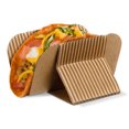 thumbnail image 1 of Hakoware Disposable Kraft Paper Taco Holder Stand Serving Rack 200 Count, 1 of 8