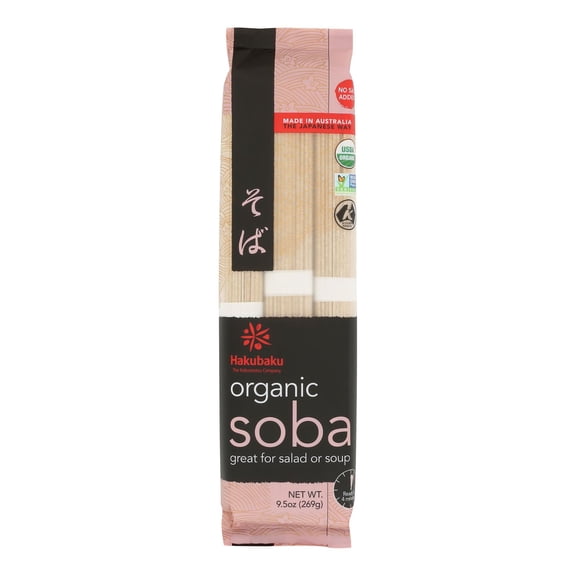 Hakubaku Organic Soba - Case of 8 - 9.52 oz.