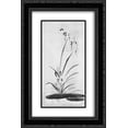 thumbnail image 1 of Hakuin Ekaku 2x Matted 16x24 Black Ornate Framed Art Print 'Orchid and Bee', 1 of 2