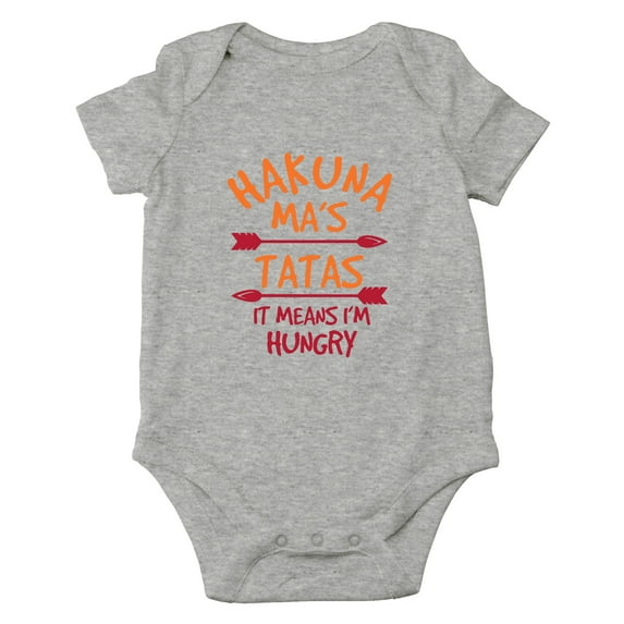 Hakuna Ma's Ta Tas - Funny Movie Parody - Breastfeeding Joke - Cute One-Piece Infant Baby Bodysuit