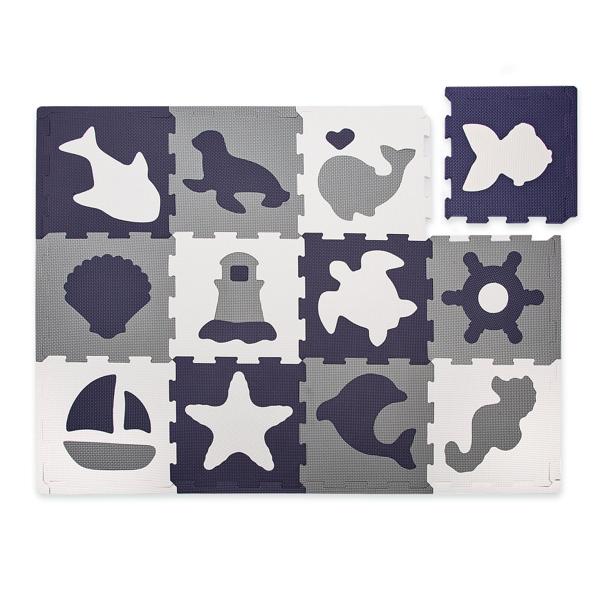 Hakuna Matte: Stylish Baby Mat: Marine World - 47x35\