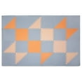 thumbnail image 1 of Hakuna Matte: Stylish Baby Play Mat: Grey-Beige-Orange - 72x48", 48 Triangle Foam Floor Tiles & 20 Side Borders, Thick Puzzle Mat, Crawling & Playtime, 1 of 5