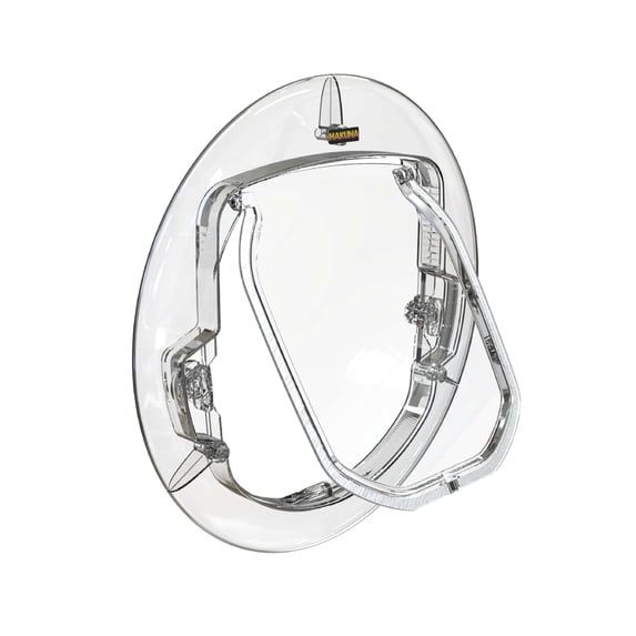 Hakuna Pets Small Ultra Clear 7" x 7.5" Cat Flap, 4-Way Locks, For Glass Doors, Screens & Windows