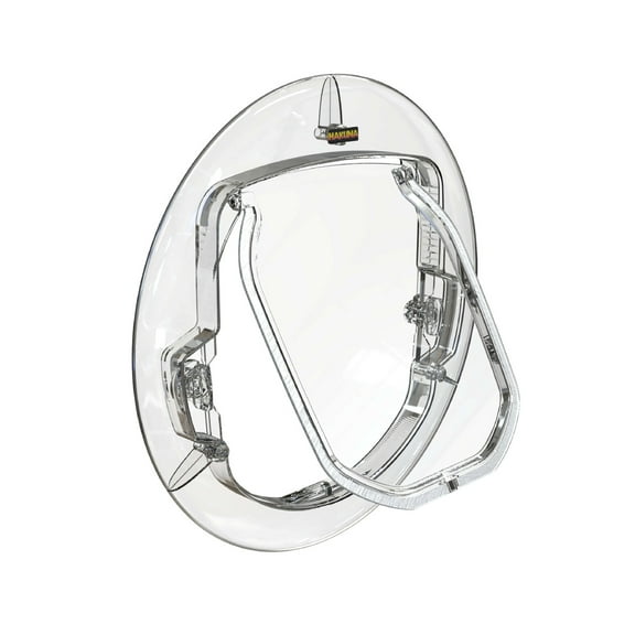 Hakuna Pets Small Ultra Clear 7" x 7.5" Cat Flap, 4-Way Locks, For Glass Doors, Screens & Windows