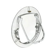 Hakuna Pets Small Ultra Clear 7" x 7.5" Cat Flap, 4-Way Locks, For Glass Doors, Screens & Windows