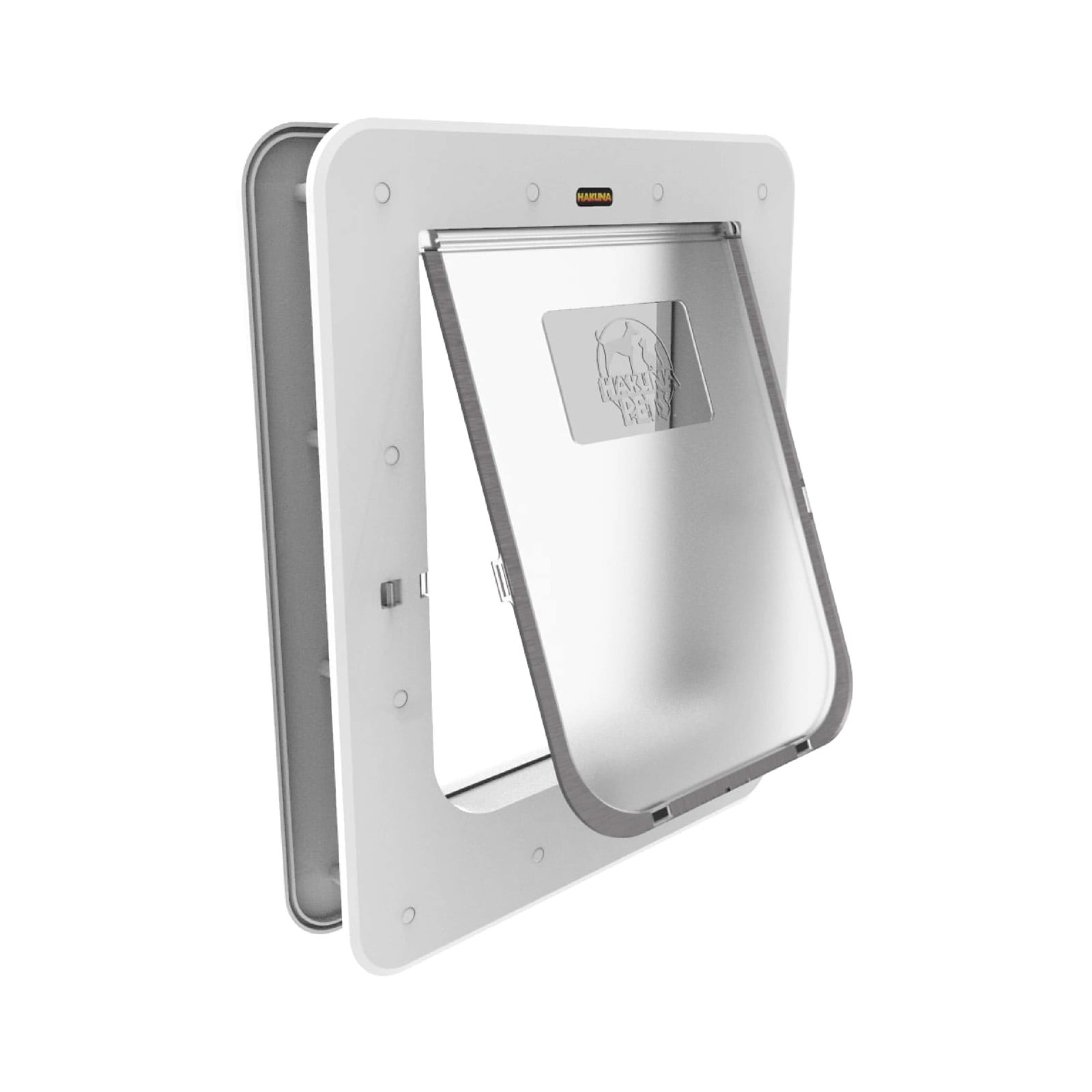 Hakuna Pets White Super Tough Medium Pet Door for Screens, Doors