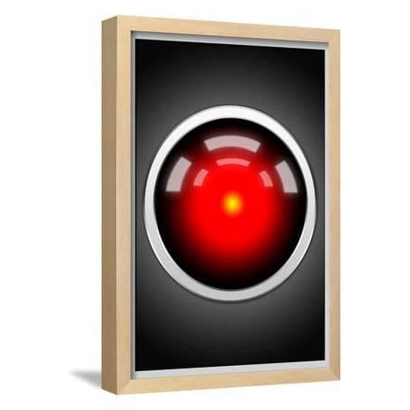 Hal 9000 Camera Eye Screen Movie, Framed Art Print Wall Art Sold by Art.Com