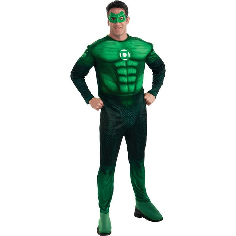 Hal Jordan Deluxe Mc Costume - Mens Hal Jordan Deluxe Mc Costume - Mens