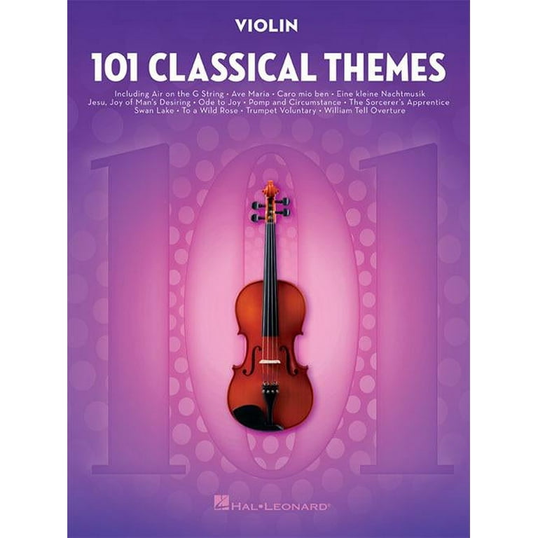 Hal Leonard 101 Classical Themes for Violin Walmart