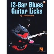 Dave Rubin 12-Bar Blues Guitar Licks Electric Blues Guitar Instruction Book with Standard Notation, Tab and Online Audi, Paperback