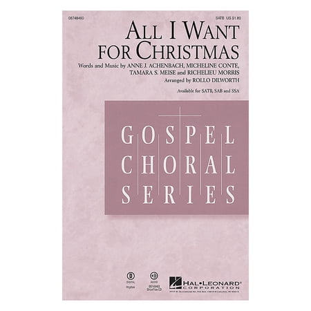 Hal Leonard All I Want for Christmas ShowTrax CD Arranged by Rollo Dilworth