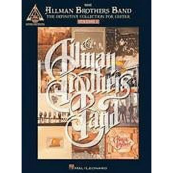 Hal Leonard Allman Bros Definitive Collection Volume 1 Guitar Tab Songbook