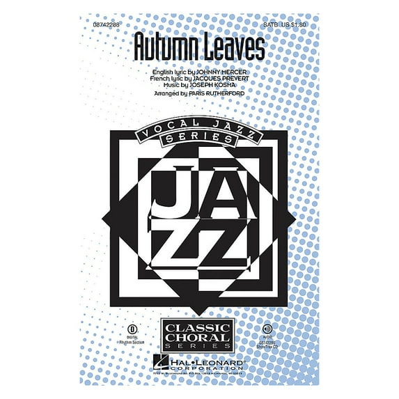 Hal Leonard Autumn Leaves ShowTrax CD Arranged by Paris Rutherford
