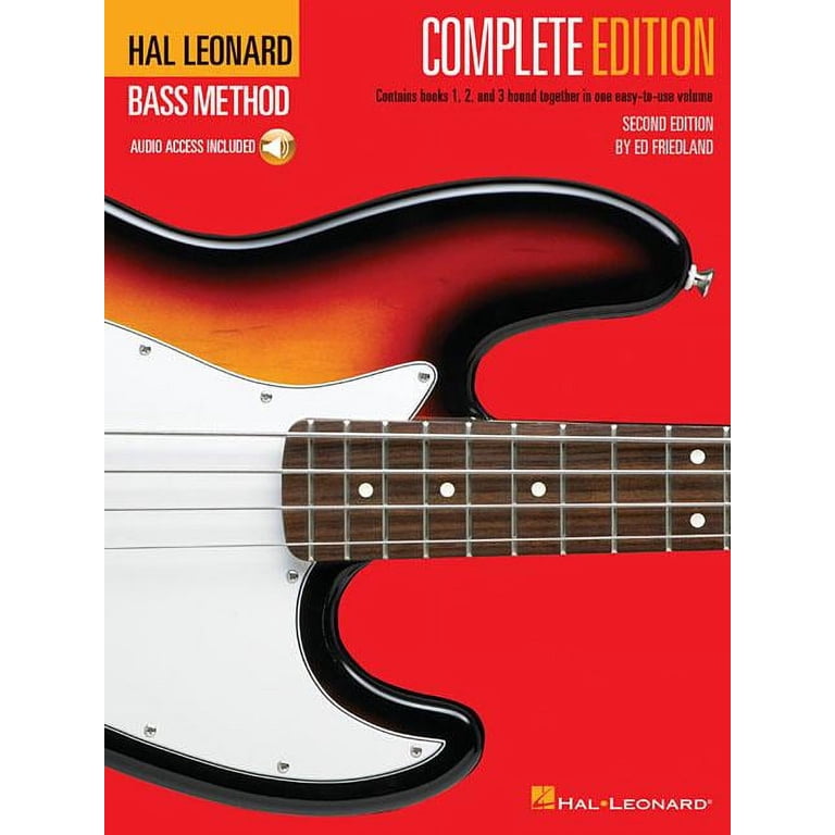 Hal Leonard, Bass Method, Books 1-3 Complete Edition, Learn to