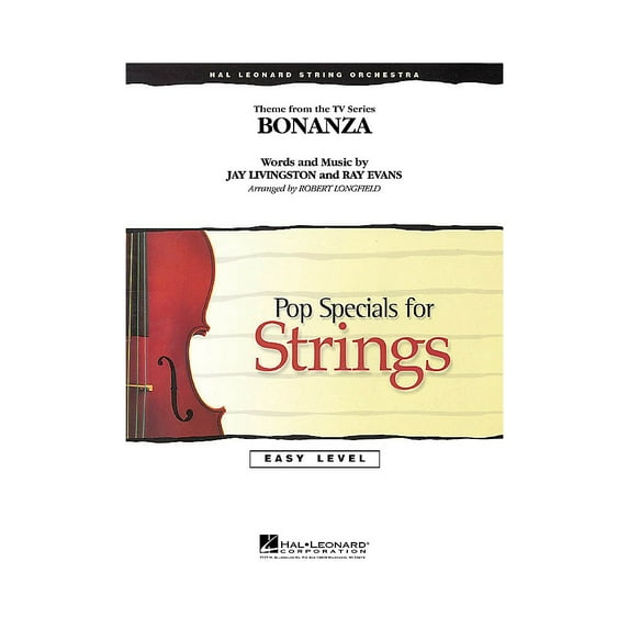 Hal Leonard Bonanza Easy Pop Specials For Strings Series Arranged by Robert Longfield
