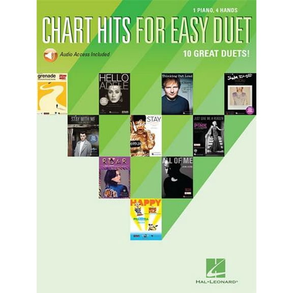 Hal Leonard Chart Hits for Easy Duet -1 Piano, 4 Hands
