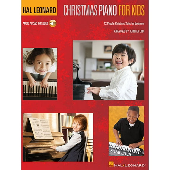 Hal Leonard Christmas Piano for Kids: 12 Popular Christmas Solos for Beginners, (Paperback)