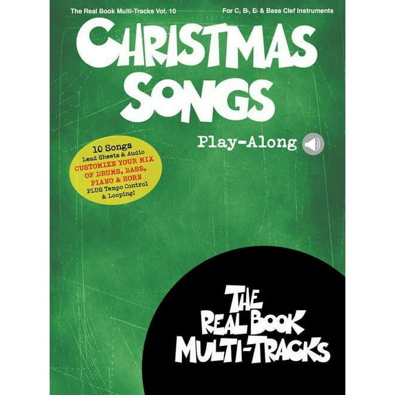 Hal Leonard Christmas Songs - The Real Book Multi-Tracks, Volume 10 Play-Along (Book/Online Audio)