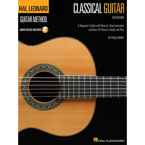 Hal Leonard Classical Guitar Method (Tab Edition) Book/Online Audio, (Paperback)