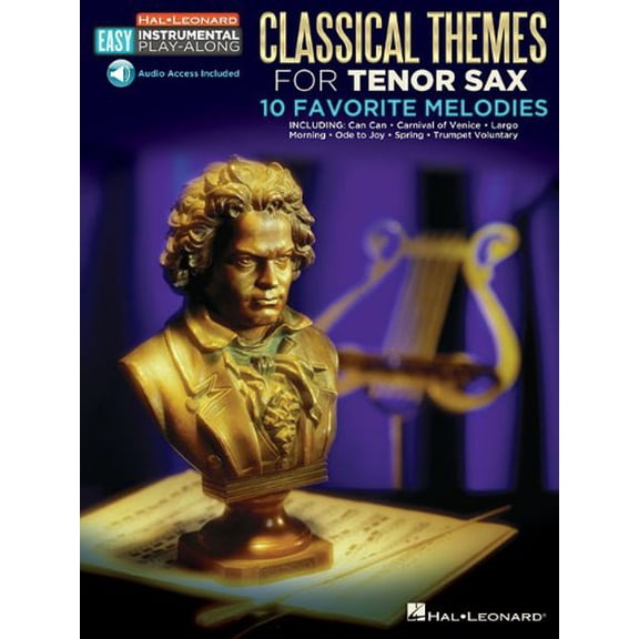 Classical Themes - Tenor Sax -Easy Instrumental Play-Along Book with Online Audio Tracks