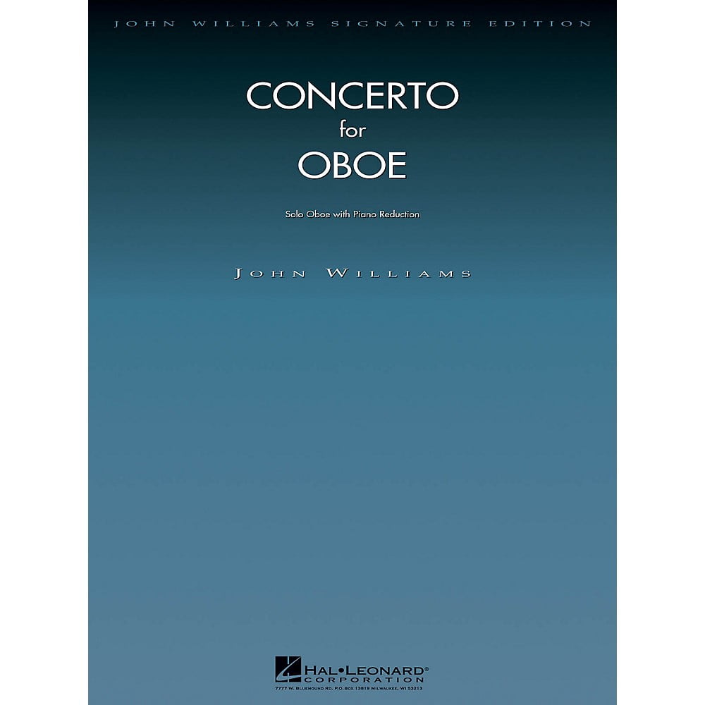 Hal Leonard Conc for Oboe (Oboe with Piano Reduction) John Williams Signature Edition - Woodwinds Series