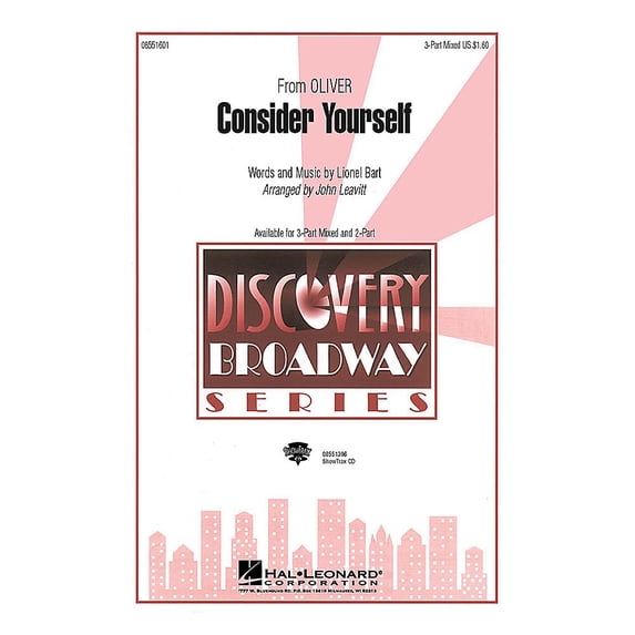 Hal Leonard Consider Yourself (from Oliver) (ShowTrax CD) ShowTrax CD Arranged by John Leavitt