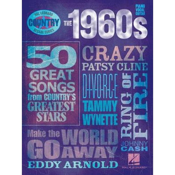 Pre-Owned The 1960s - Country Decade Series (Hal Leonard Country Decade Series) (Paperback) 1423406346 9781423406341