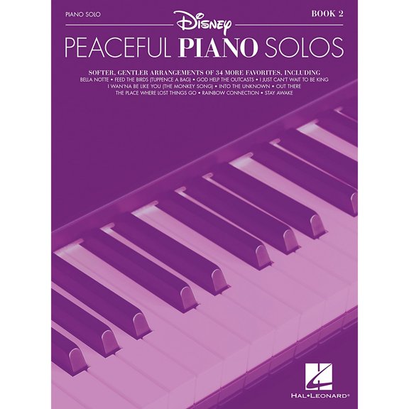 Disney Peaceful Piano Solos - Book 2 Piano Solo Songbook