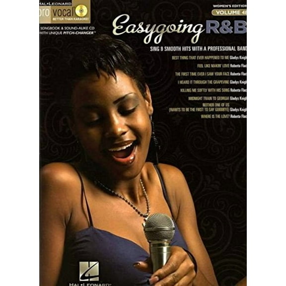 Hal Leonard Easygoing R&B Pro Vocal Songbook & CD for Female Singers Volume 48
