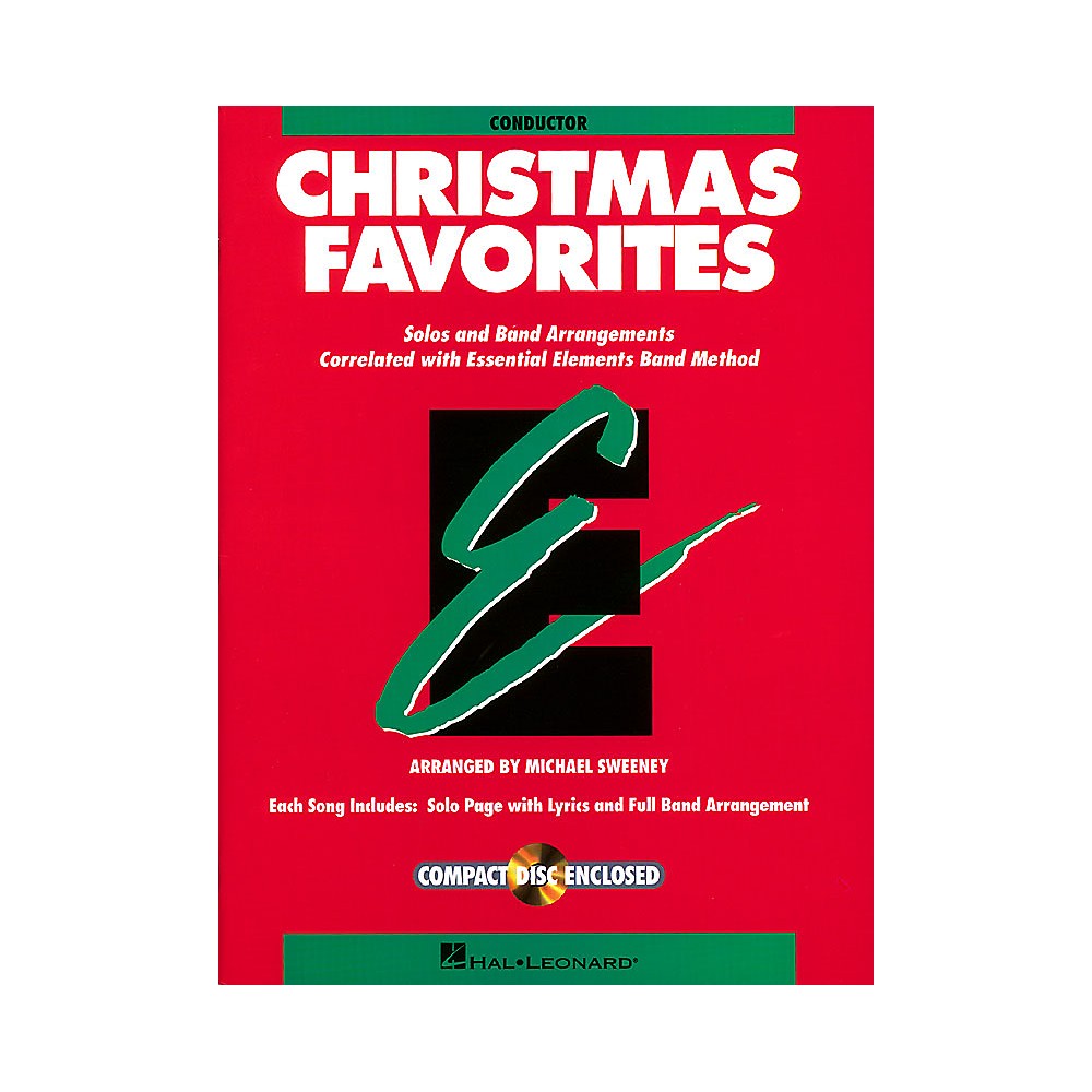 Hal Leonard Essential Elements Christmas Favorites Concert Band Level .5 to 1.5 Arranged by Michael Sweeney