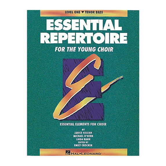 Hal Leonard Essential Repertoire for the Young Choir Tenor Bass Part-Learning CDs 3 Composed by Janice Killian