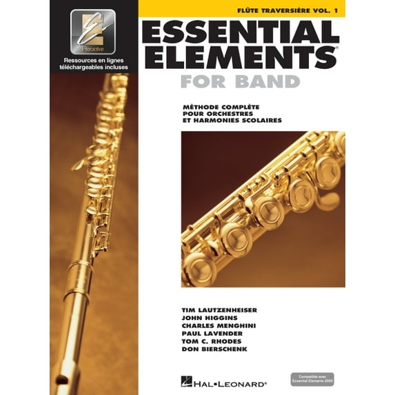 Essential Elements for Band Avec Eei Vol. 1 - Flute Traversiere Book/Online Media, (Paperback)