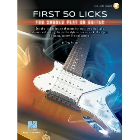 Hal Leonard First 50 Licks You Should Play on Guitar Book/Audio Online