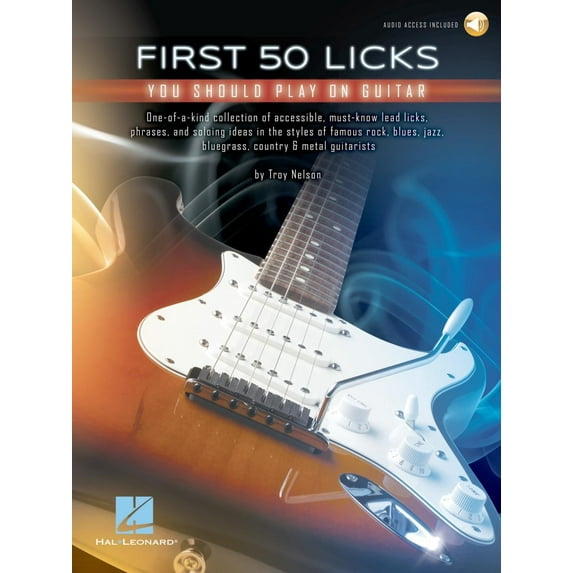 Hal Leonard First 50 Licks You Should Play on Guitar Book/Audio Online