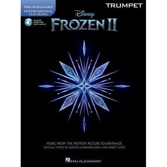 Hal Leonard Frozen II Trumpet Play-Along Instrumental Songbook Book/Audio Online