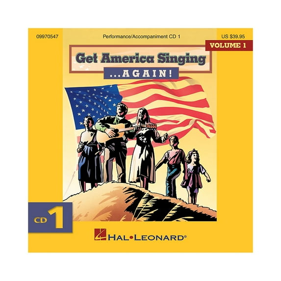 Hal Leonard Get America Singing ... Again! Vol 1 CD One Volume One CD One