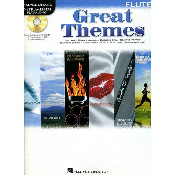Great Themes: Instrumental Play-Along for Flute (Paperback)