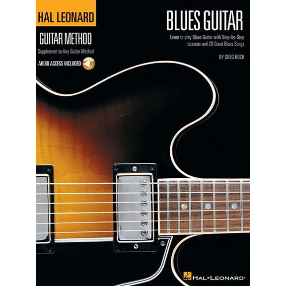 Hal Leonard Guitar Method Hal Leonard Guitar Method Blues Guitar Beginner and Intermediate Lessons Learn 12-Bar Blues, Scales and Riffs Tab and On, (Paperback)
