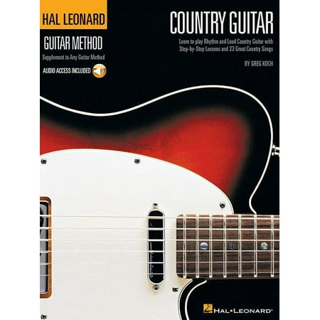Hal Leonard Guitar Method (Songbooks) Hal Leonard Country Guitar Method Book/Online Audio, (Paperback)