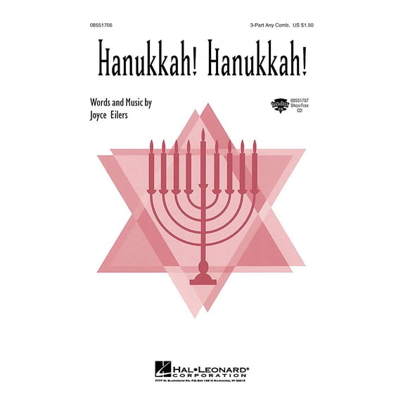 Hal Leonard Hanukkah! Hanukkah! ShowTrax CD Composed by Joyce Eilers