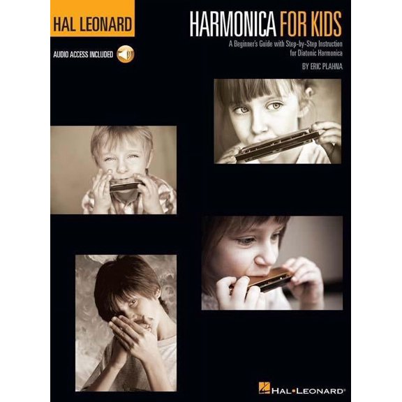 Hal Leonard Harmonica for Kids - A Beginner's Guide with Step-by-Step Instruction for Diatonic Harmonica (Book/Online Audio)
