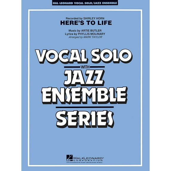 Hal Leonard Here's to Life (Key: C minor) Jazz Band Level 3-4 Composed by Artie Butler