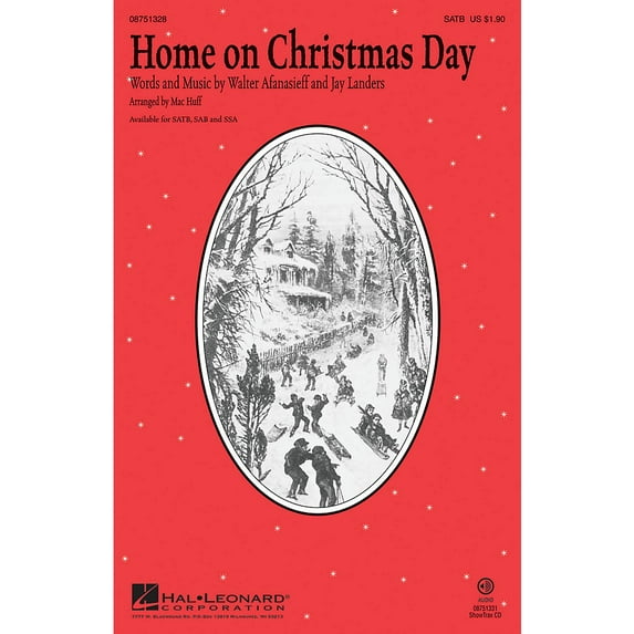 Hal Leonard Home on Christmas Day ShowTrax CD by Kristin Chenoweth Arranged by Mac Huff