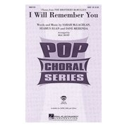 Hal Leonard I Will Remember You ShowTrax CD by Sarah McLachlan Arranged by Mac Huff