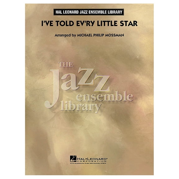 Hal Leonard I've Told Ev'ry Little Star - The Jazz Essemble Library Series Level 4