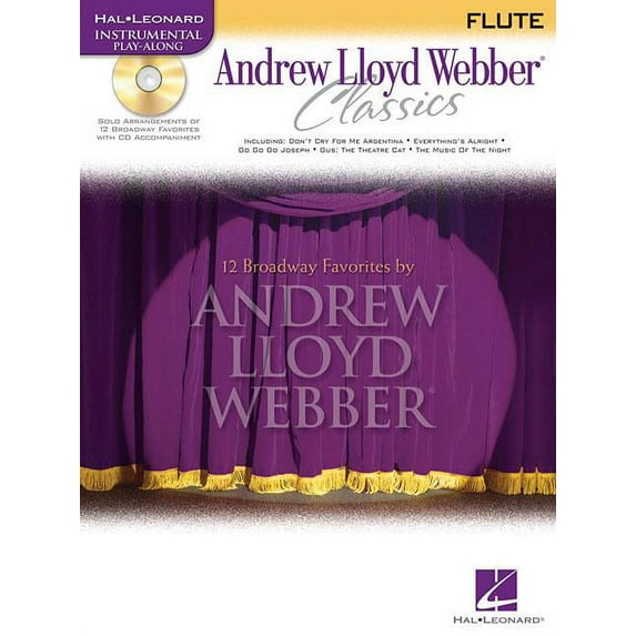 Hal Leonard Instrumental Play-Along: Andrew Lloyd Webber - Classics for Flute Book/Online Audio (Other)