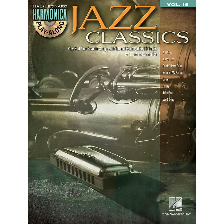 Hal Leonard Jazz Classics Harmonica Play Along Volume 15 Book CD Diatonic Harmonica