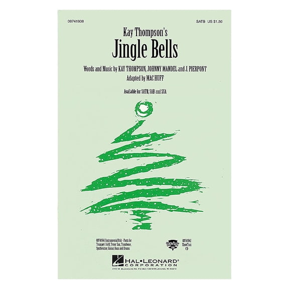 Jingle Bells (ShowTrax CD) ShowTrax CD Arranged by Mac Huff